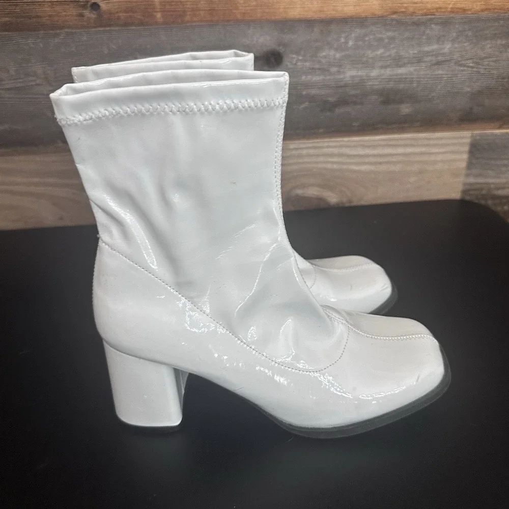 Pleaser Funtasma 3" Block Heel Ankle Gogo Boot Pull On Adult Women Gogo150 Sz 8 - Picture 5 of 15